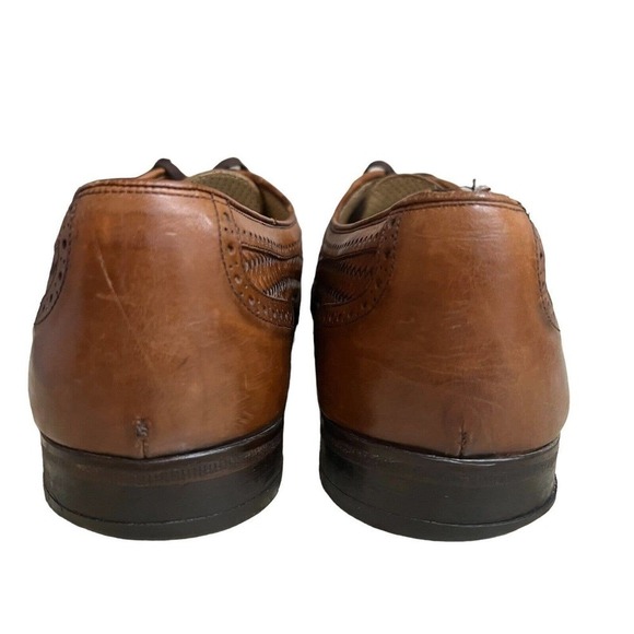 Vintage Mezlan Martinique Derby Captoe Genuine Leather Men\'s 9.5 M Spain main image 4